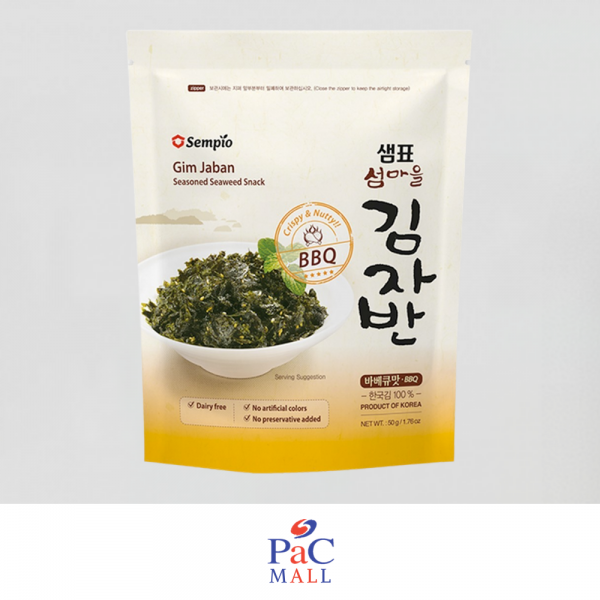 SEMPIO CRISPY SEAWEED SNACK BBQ 바베큐김자반- 50g