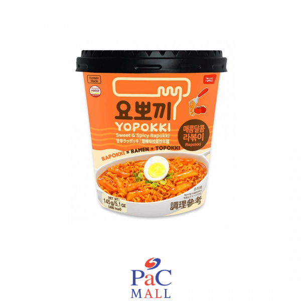 YOPOKKI SWEET & SPICY RAPPOKKI noodles(요뽀끼 라볶이)-145G
