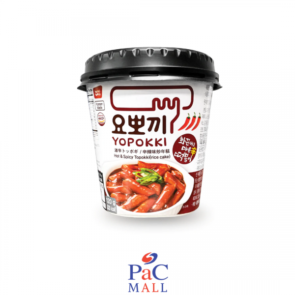 YOPOKKI HOT & SPICY  TTEOKBOKKI(요뽀끼 화끈하고 매운컵) - 120G