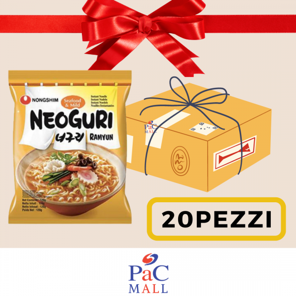 PROMO 20 X NONGSHIM NEOGURI RAMYUN  (MILD) 너구리마일드- 120g *SCAD 4 FEB 2027