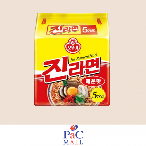 OTTOGI JIN RAMEN HOT MULTIPACK DA 5 PZ/ 매운진라면멀티