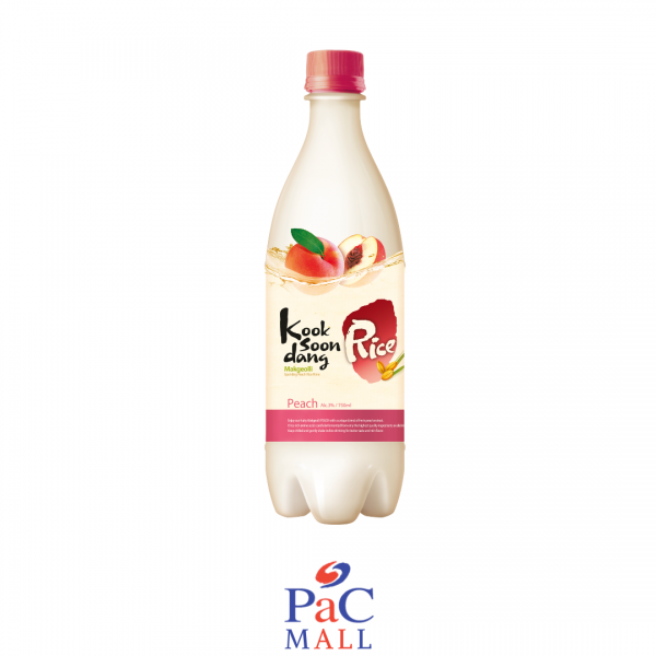 KOOKSOONDANG MAKKOLI GUSTO PESCA VINO DI RISO COREANO 복숭아맛막걸리 Alc.3% - 750ML