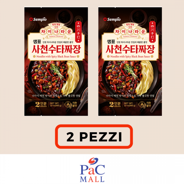 PROMO 2 X SEMPIO NOODLE JJAJANGMYUN PICCANTE - 640 G(SCAD 06/gen/2026)