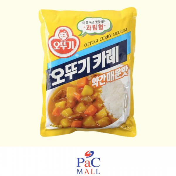 1kg OTTOGI POLVERE DI CURRY (poco PICCANTE) 오뚜기 카레가루 약간 매운맛