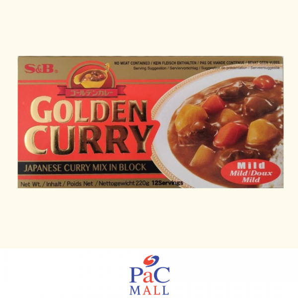 220g S&B GOLDEN CURRY gusto Mild 에스비 골든카레(고형카레) 순한 맛