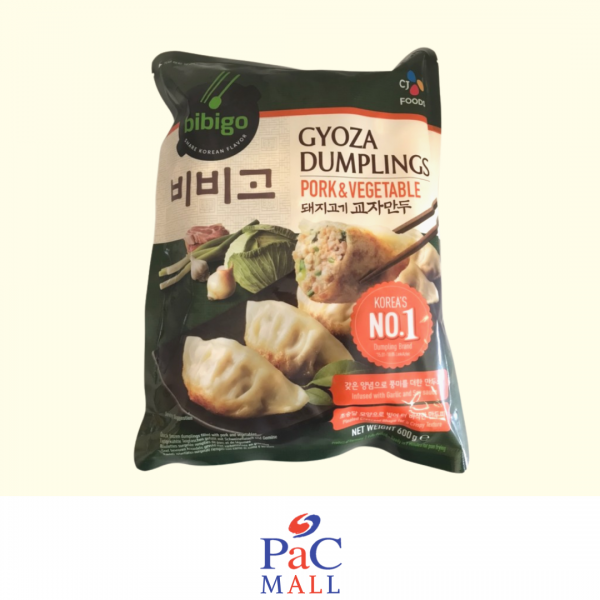 600g Bibigo Ravioli con Carne di Maiale e Verdure 돼지고기교자만두