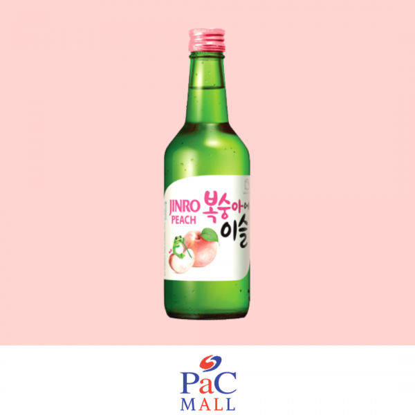 HITEJINRO SOJU CHAMISUL (GUSTO PESCA 복숭아이슬) (ALC. 13%) - 350 ml