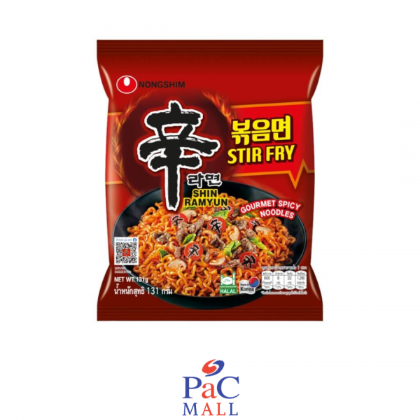 NONGSHIM SHIN  STIR FRY RAMEN 신볶음면- 131g