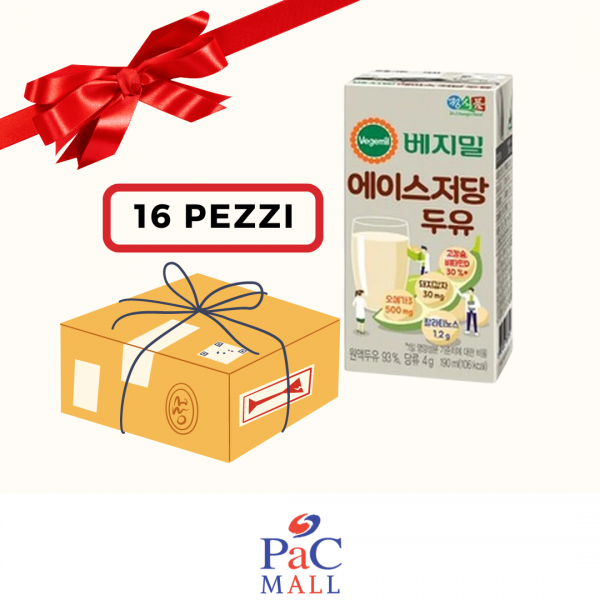 PROMO16 X VEGEMIL ACE LOW SUGAR SOYMILK 저당두유 190ml