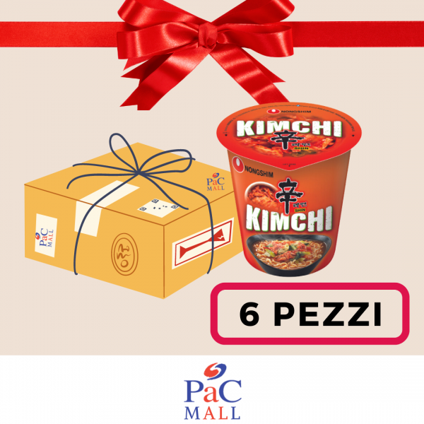 PROMO 6 X NONGSHIM KIMCHI CUP RAMYUN 김치컵 - 75g *SCAD 22 gen 2026