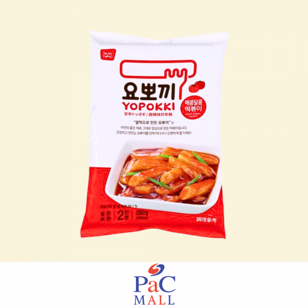YOPOKKI SWEET & SPICY (매콤달콤 쌀떡볶이) 상온 요뽀끼  - 280g