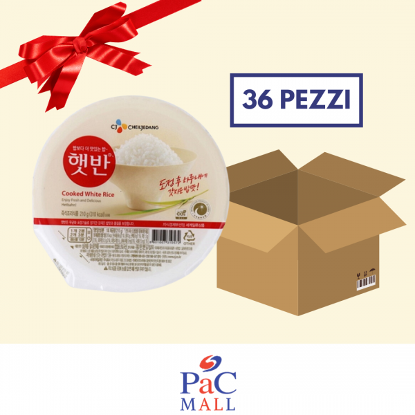 PROMO 36 x CJ BIBIGO RISO BIANCO COTTO 햇반 210g  *BBD 19-GEN-2026