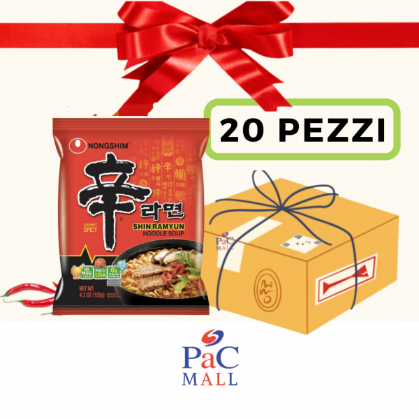 PROMO 20 x NONGSHIM SHIN RAMYUN 신라면- 120g (SCAD 07/mag/2026)