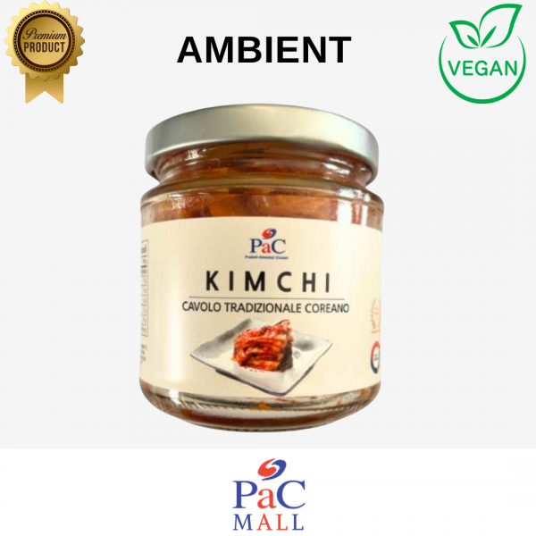 PAC VEGAN KIMCHI AMBIENTE IN VETRO (비건 김치 상온 병)  - 215g
