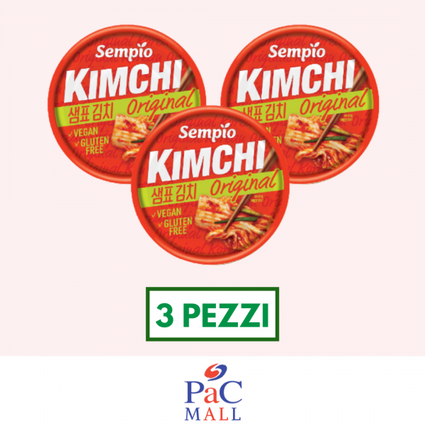 160g x 3 promo SEMPIO KIMCHI TAGLIATO ALL'AMBIENTE (샘표 캔김치)