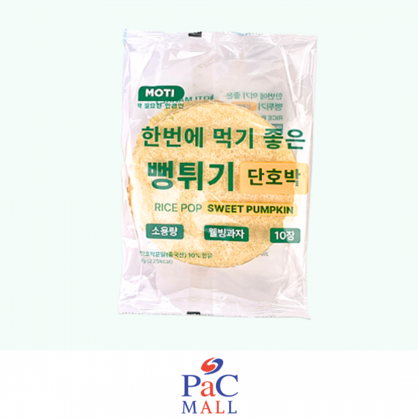 MOTI GALLETE DI RISO GUSTO ZUCCA DELICA BBUNGTIGI(단호박뻥튀기) - 60G