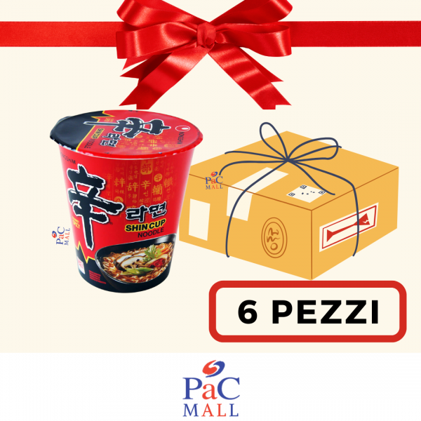 PROMO 6 X NONGSHIM SHIN CUP RAMYUN 신컵 68G *SCAD  21 GEN 2027