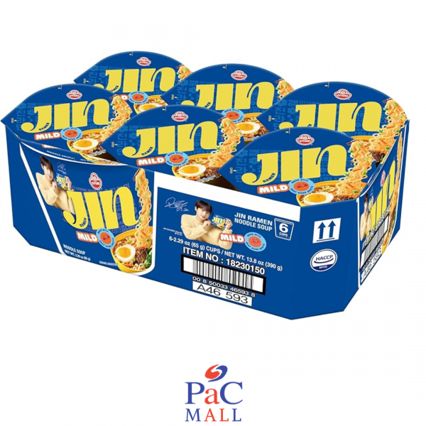 JIN BTS PROMO 6 X OTTOGI JIN RAMEN MILD CUP 순한진컵 - 65G