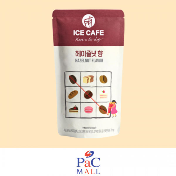 ICE CAFE HAZELNUT FLAVOR 헤이즐넛커피- 190ML