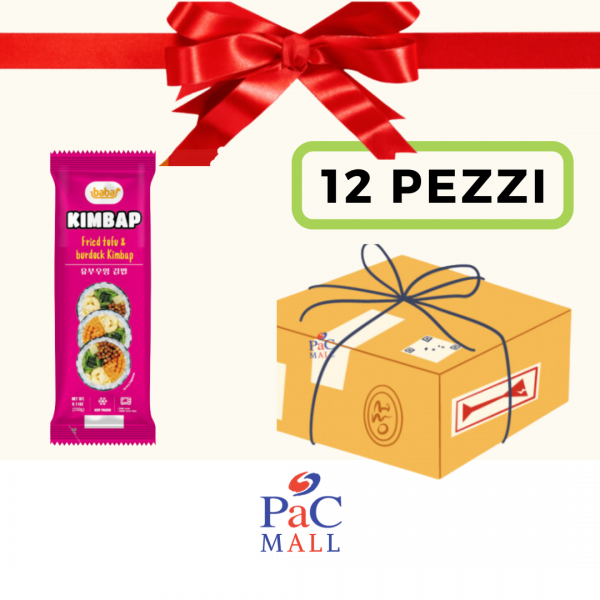 PROMO 12 pz X Bardana Kimbap 230G X 12 pz (유부우엉김밥) *SCAD 14/SET/2025
