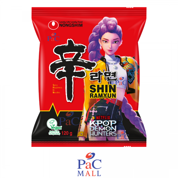 5 x NONGSHIM SHIN RAMYUN (KDH) 신라면 케데헌 - 120g