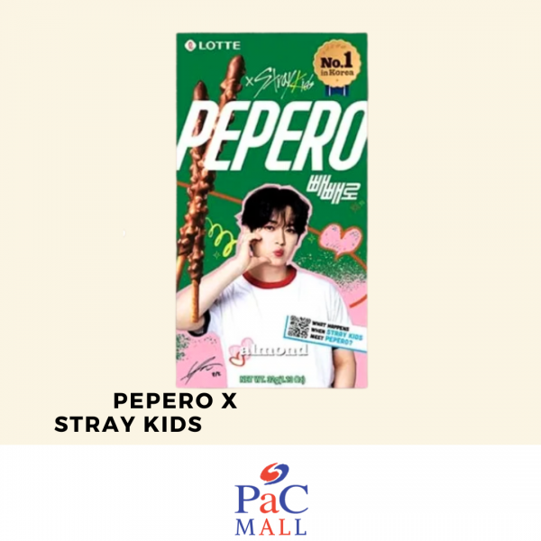 LOTTE PEPERO ALMOND ver. STRAY KIDS 빼빼로 아몬드- 32 G