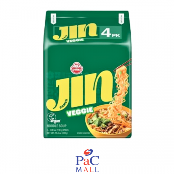 OTTOGI JIN RAMEN VEGGIE MULTIPACK DA 4PZ/ 진베지멀티 *SCAD 24MAR2026