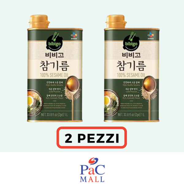 PROMO 2 X 500ml BIBIGO SESAME OIL 비비고 참기름 저온압착방식 *SCAD 11/GIU/2026