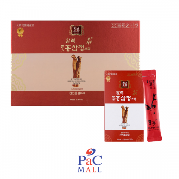 BEVANDA a base di GINSENG ROSSO in stick -300ml(10ml x 30bustine) 홍삼스틱