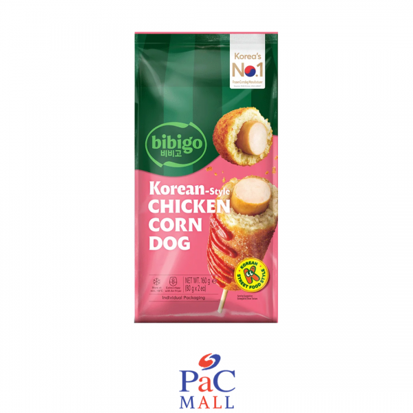 BIBIGO CHICKEN CORNDOG  치킨콘도그- 160G (80gx2pz)