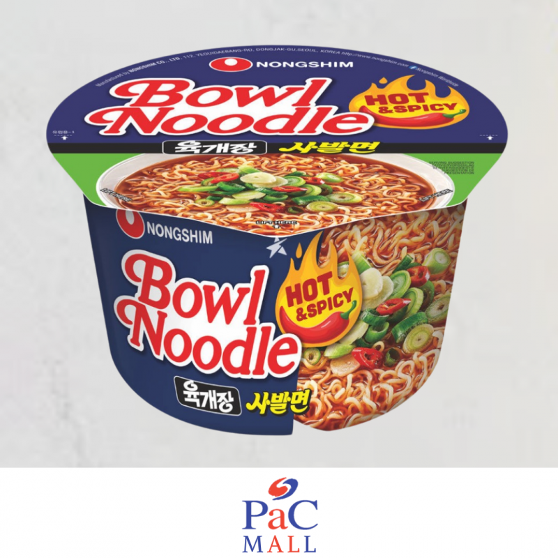 NONGSHIM BOWL NOODLE (HOT&SPICY) 육개장 사발면 100G